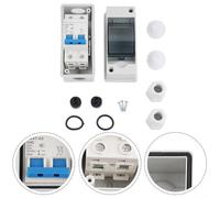 Caja combinada solar fotovoltaica con interruptor de circuito de CA impermeable y caja de conexiones IP65 para un control fiable del circuito eléctrico (10 A)
