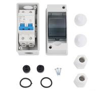 Caja combinada solar fotovoltaica con interruptor de circuito de CA impermeable y caja de conexiones IP65 para un control fiable del circuito eléctrico (40 A)