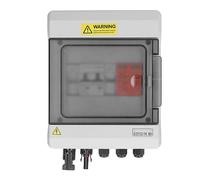 Caja combinadora fotovoltaica DC1000V Caja combinadora solar 1 en 1 con disyuntor CC de 15A 16A para sistemas de generación de energía