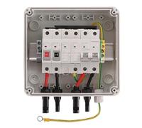Caja Combinadora Fotovoltaica Solar De 600 V, 1 Entrada, 1 Salida, Protección Contra Rayos, Minicajas, Fusible CC, MCB, SPD, Carcasa Impermeable IP65(DC FUSE 20A)