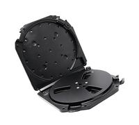 Caja compacta para planificar rollos de cinta para equipos de registro de estudio, decímetro, carretes de 3 agujeros, ABS, construcción, suciedad, plan inmunológico, caja de almacenamiento de cinta de