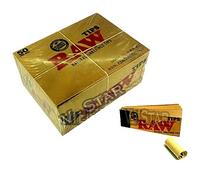 RAW RIZLA Classic King Size Slim 110MM Rolling Paper con puntas de filtro de cucaracha (16)
