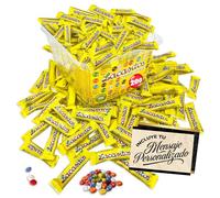 Caja con 200 Packs de 3 Lacasitos · Bolsitas Individuales de Chocolate con Leche · Incluye Tarjeta Personalizable Cia&Co · Ideal para Cumpleaños, Halloween, Fiestas Infantiles y Detalles de Empresa