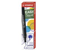 Caja con 3 recargas punta media color azul para Rollerball ergonómico STABILO EASYoriginal