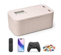 Caja con cierre de tiempo, caja de seguridad para teléfono móvil con cierre de tiempo, contenedor de bloqueo de tiempo para la cárcel, caja con cerradura para autocontrol, gestión de adicciones, 23,9