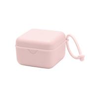 Caja con correa para chupete BIBS. Broche para chupete y caja esterilizadora. Material de calidad alimentaria libre de BPA 100%. Hecho en Dinamarca. Blossom