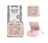Caja con correa para chupete BIBS Liberty. Broche para chupete y caja esterilizadora. Material de calidad alimentaria libre de BPA 100% - Blossom