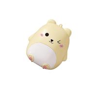 Caja con forma de oso de dibujos animados, compartimentos divididos, identificación transparente, para evitar confusiones, pastillero de bolsillo