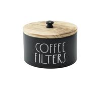 Caja con Tapa Vintage, style to 2, Negro, color to 2 | Filtros Café, Funcional, Recipiente, para Cocina