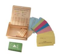 Caja con versos de la Biblia - Decoración de las Escrituras Cristianas con 150 tarjetas, recuerdo de fe inspiradora, depósito de versos de la Biblia Católica para Navidad, hogar, graduación, aliento