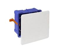 Caja conexión empotrar tabique hueco 100x100mm tapa con garra metálica