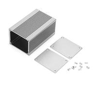 Caja Conexiones Exterior, Caja de Proyecto de Aluminio Caja de Caja Electrónica Caja de Conexiones Pequeña Extruida Cuerpo Dividido con Tornillos para Electrónica DIY