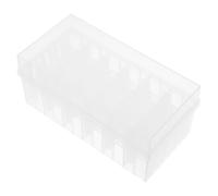 Caja Congeladora, 8/2ml con Tapa Transparente de Plástico 24 Celdas | Diseño Apilable y Ligero, Optimiza Espacio en Congelador, Adecuado para Muestras Biológicas en Laboratorios