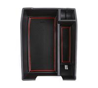 Caja Consolas Contenedores Organizadores Consola Central Coche Para VW Para Touareg 3th 2019-2021 Accesorios Centro De Almacenamiento Secundario Apoyabrazos