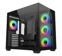 Cooler Master Elite 681 ARGB | Caja ATX Mid Tower Negra Cristal Templado Doble Cámara USB-C