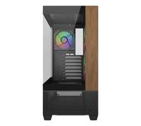 Caja Cooler Master Elite 690 Wood ATX Vidrio Templado Iluminación RGB