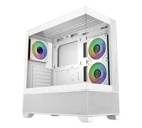 Caja Cooler Master Elite 690 Wood Blanco ATX Vidrio Templado RGB Gaming