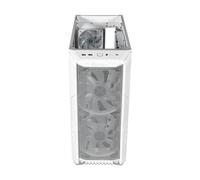 Caja ordenador gaming atx coolermaster haf 500 blanca cristal templado - 2 x 200mm argb frontal - 1 x 120mm trasero argb - 1