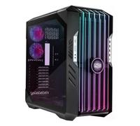 Cooler Master HAF 700 EVO Caja PC - Full Tower, Admite E-ATX, 5 Fans Preinstalados, Soportes de Radiador Giratorios, High-Airflow Cooling, Display LCD Real-Time, Aspas ARGB Edge-Lit