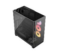 caja corsair 4500x rs-r argb tempered glass mid-tower black negro