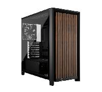 Caja CORSAIR FRAME 4000D WOOD RS Negro, Madera