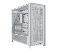 CORSAIR Frame 5000D RS Caja Modular Mid-Tower de Gran Flujo de Aire para PC - 4X Ventiladores RS Preinstalados, Sistema de Montaje de Ventiladores InfiniRail - Blanc