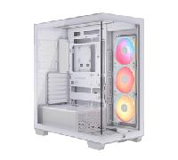 Caja CORSAIR Midi Tower 3500X LXR LINK TG Blanco CC-9011325-WW