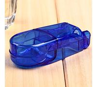 Caja Cortadora De Pastillas Para Medicamentos, Caja Portátil Para Medicamentos, Útil Divisor De Amoladora, Cortador De Tabletas,Azul