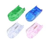 Caja cortadora de píldoras, cortador de tabletas de medicina, caja de almacenamiento de píldoras, cortador de píldoras para píldoras pequeñas, caja divisora de almacenamiento para tabletas, separador