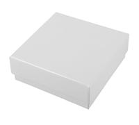 Caja Criogénica Rejillas de Papel 81 para Tubos de Centrífuga | Tapa Abatible, Blanco, para Muestras y Laboratorio, Clasificación Ordenada, Resistente al Frío
