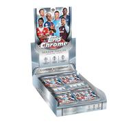 Caja cromada para pasatiempos de fútbol de la UEFA 2025/26 Topps