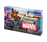 Caja cromada para pasatiempos de Topps Marvel