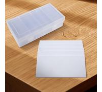 Caja cuadrada de almacenamiento de monedas de 60 piezas con forro de espuma personalizable para estuche transparente de 20 mm a 40 mm con 60 cápsulas, 60 espaciadores, caja de organización de