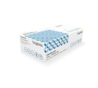 Caja de 100 Azul Libre de Polvo Suave Vinilo Guantes Desechables (por Unigloves) - Perfecto para Clínico, Comida y Barra Uso, Garajes y General bajo Riesgo Áreas - Azul, S - SMALL