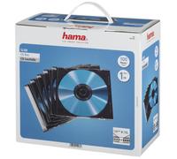 Caja de 100 fundas slim para CD Hama 00051270 transparente