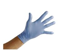 Caja de 100 guantes de nitrilo sin polvo, talla M
