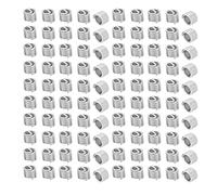 Caja de 100 Piezas Hilo de Reparación con Inserto de Rosca de Acero Inoxidable 304 M6x1.0x1.5D - Alta Resistencia y Antidesgaste, Ideal para Repuestos y Mantenimiento Industrial