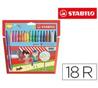 Caja de 18 colores Stabilo Power Marker