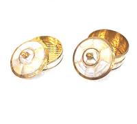 Caja de 2 piezas de latón para puerta de pecado/monedero para mujer y decoración del hogar 6,3 cm aprox.