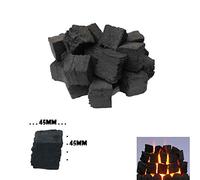 Caja de 20 carbones medianos para estufa a gas de Firebrand, embalaje de la marca