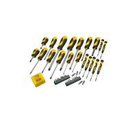 Caja de 20 destornilladores Stanley STHT0-62113 - Phillips, Robertson, Torx - Varios tamaños