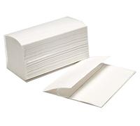 Caja de 20 paquetes de Toallitas Z Tissue o toallas Zig Zag secamanos. Total 3000 servicios. 210X230 mm