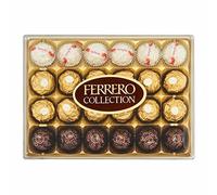 Caja de 24 bombones Ferrero Rocher Collection: Raffaello, RondNoir, Rocher.269 g de placer
