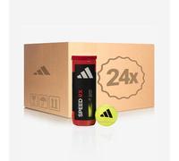Caja de 24 tubos de 3 pelotas de pádel presurizadas - Adidas Speed RX Talla única