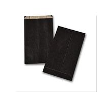 Caja de 250 bolsas de regalo con fuelle negras, 120 x 200 cm, 60 g/m2