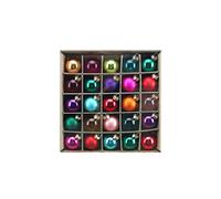 Caja de 25MULTI COLOR Mini bolas de cristal (3cm)
