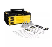 Caja de 3 cajones equipada PRO-STACK 126 piezas - Stanley Fatmax - FMMT98107-1