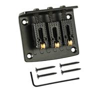 Caja de 3 cuerdas para puente de guitarra, puente eléctrico, carga superior, fija, piezas de sillín rígido