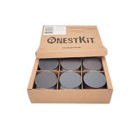 Caja de 300 discos abrasivos de 50 mm de carburo de silicio muy fino grano P400 a P2000 para lijar y pulir con taladro de faro, resina, plástico, piedra, vidrio, metales, uso en agua