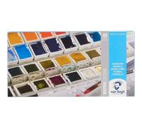 Caja de 48 botes de acuarela Van Gogh Royal Talens caja metálica